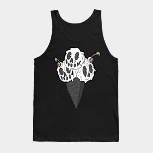 Old School Ice Scream (White) Tank Top